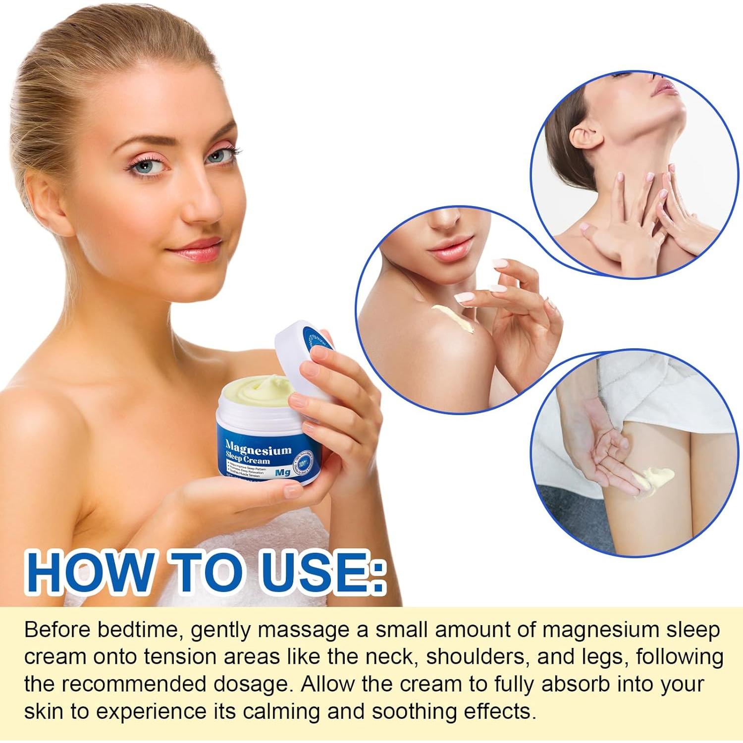 Crema de Magnesio para Dormir Writheion 132g - Relajación Muscular