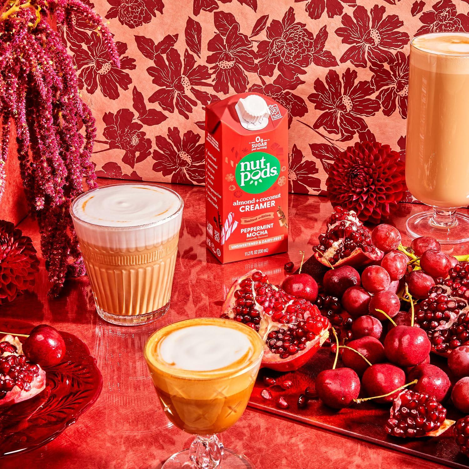 Crema Sin Azúcar Nutpods Menta Mocha 12x11.2oz Vegana