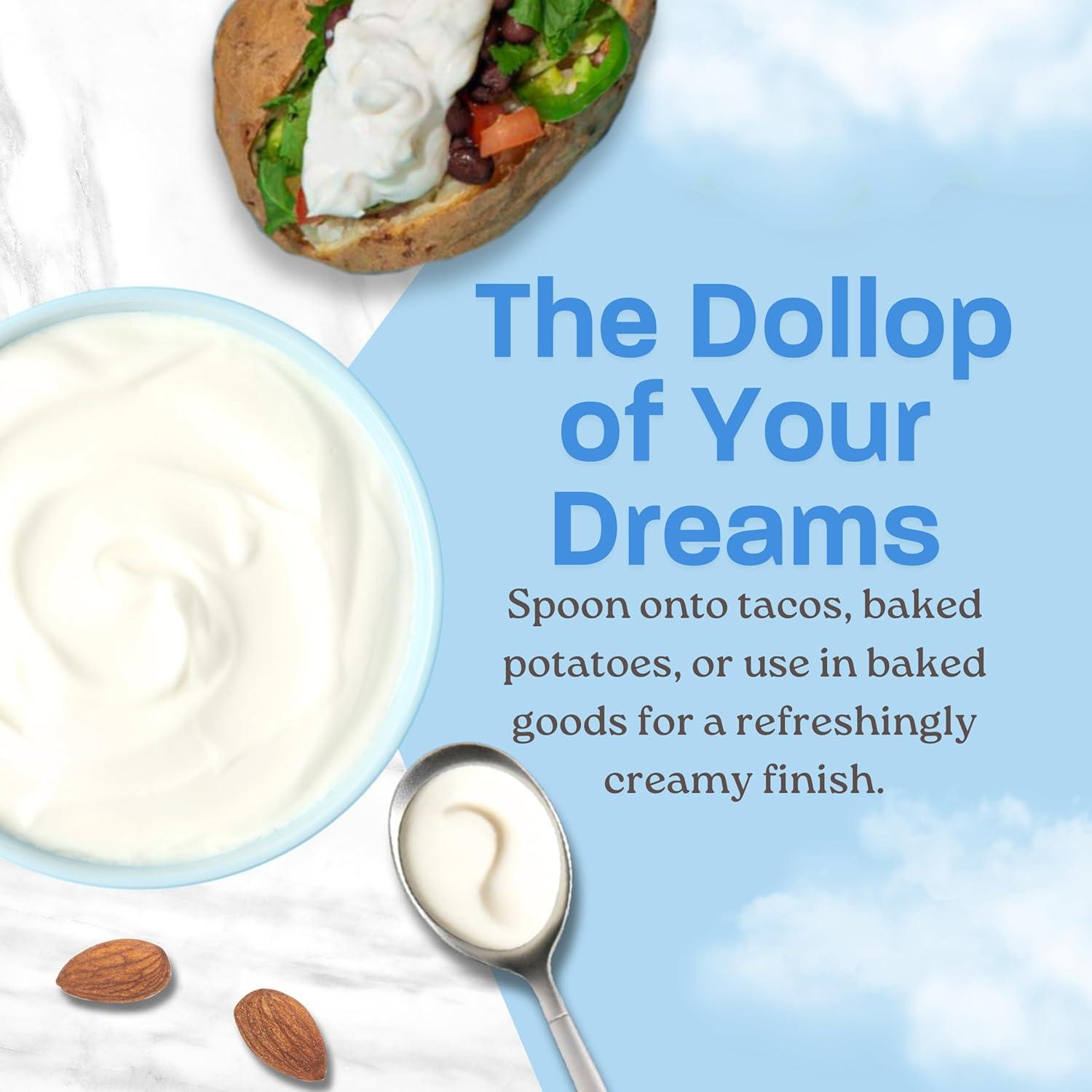 Crema Agria Vegana Kite Hill 340g - Sin Gluten, Sin Lácteos