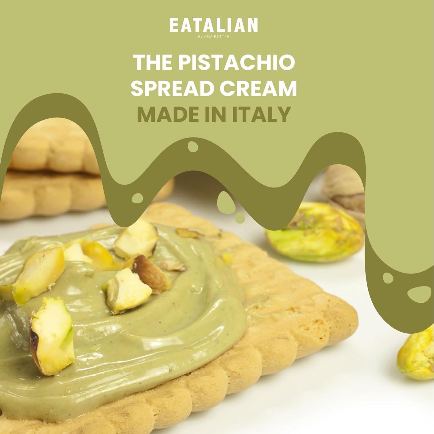 Crema de Pistacho EATALIAN 200g - Pasta Dulce para Untar