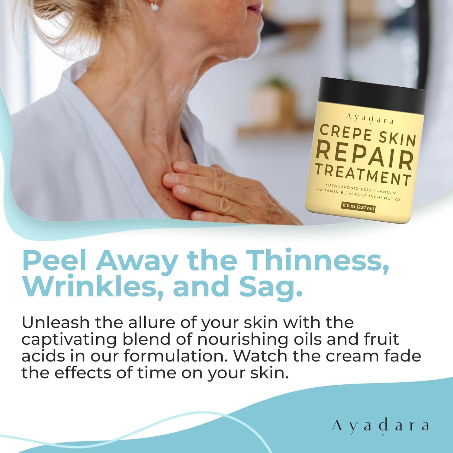 Crema Reafirmante Ayadara 226.8g - Tratamiento Piel Crepada