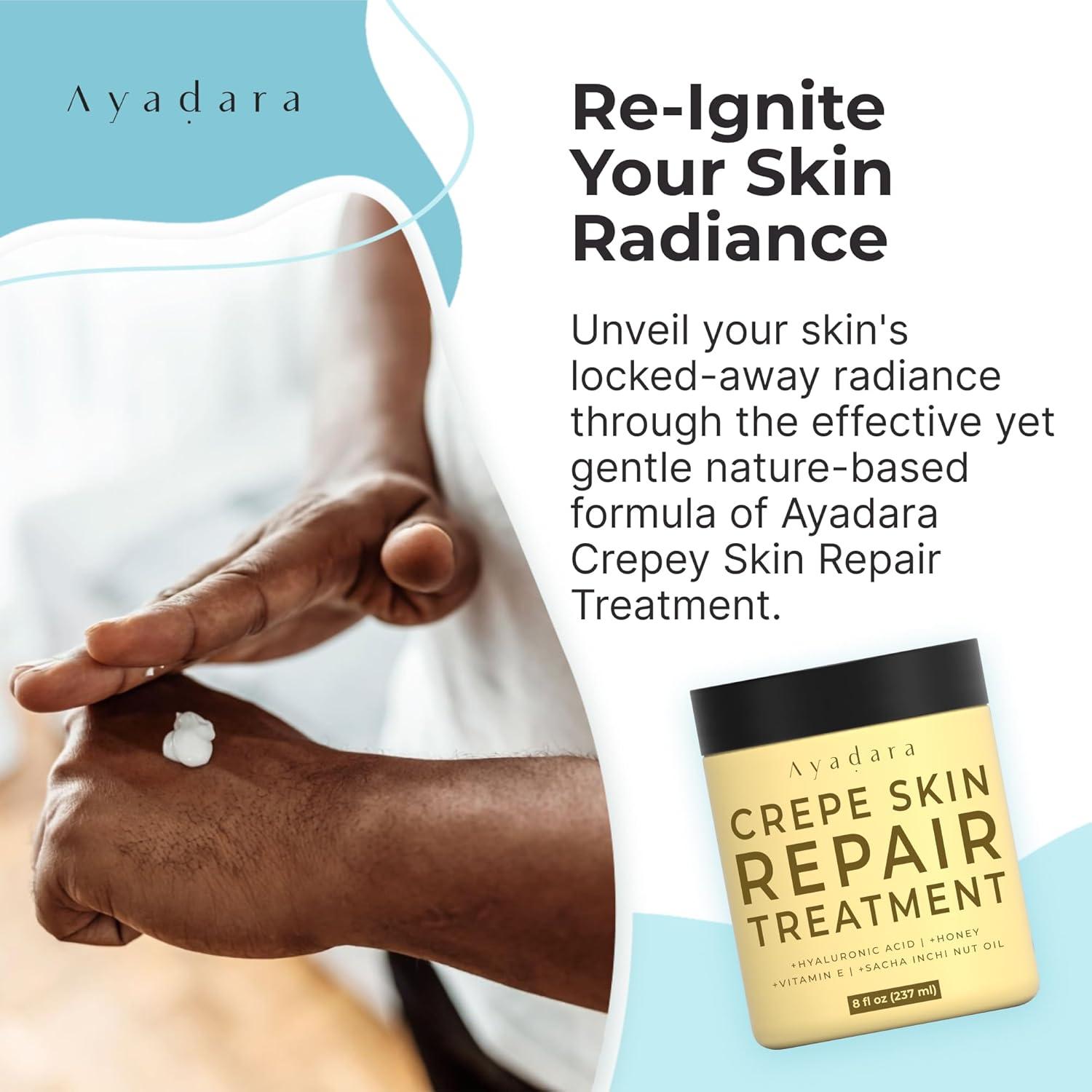 Crema Reafirmante Ayadara 226.8g - Tratamiento Piel Crepada