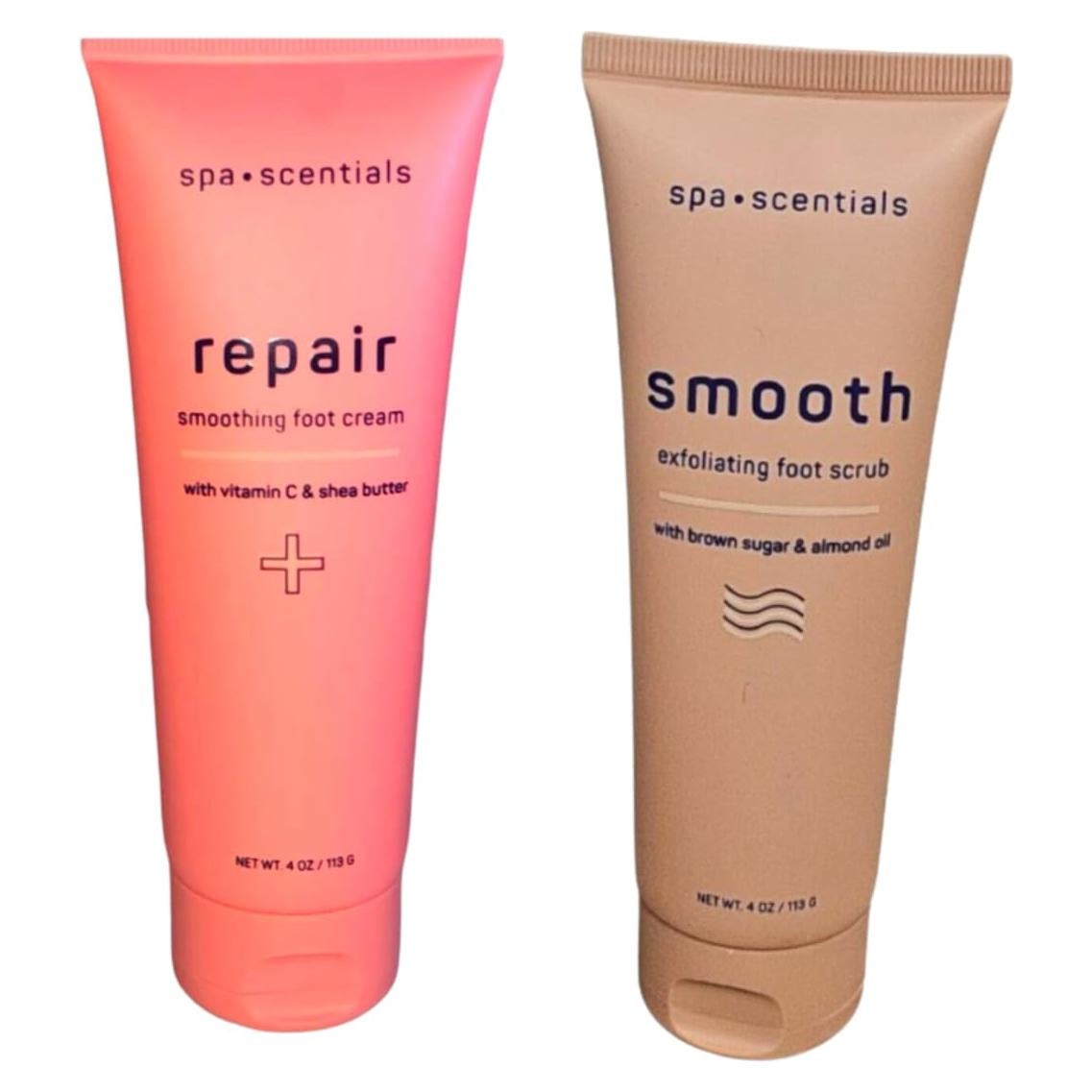 Juego de Cuidado de Pies Crema y Exfoliante 2 Piezas 113g