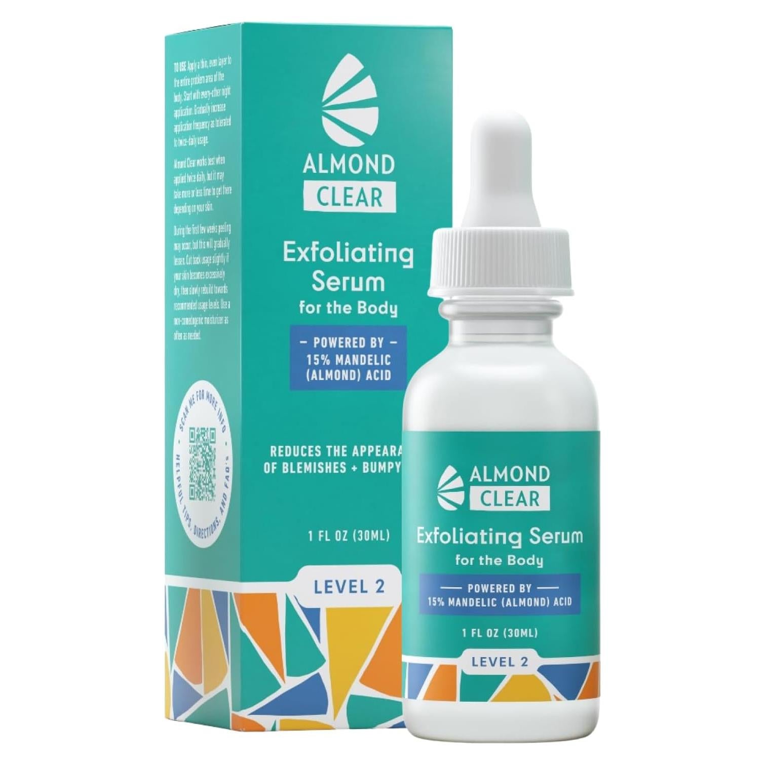 Suero Corporal para Acné Almond Clear 30 ml - Ácido Mandélico