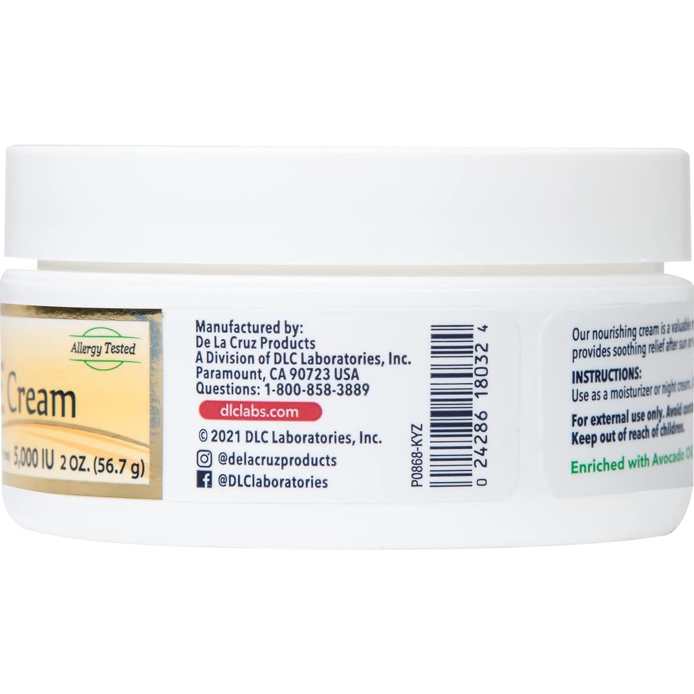 Crema Hidratante De La Cruz Vitamina E 56.7g - Cuidado Piel