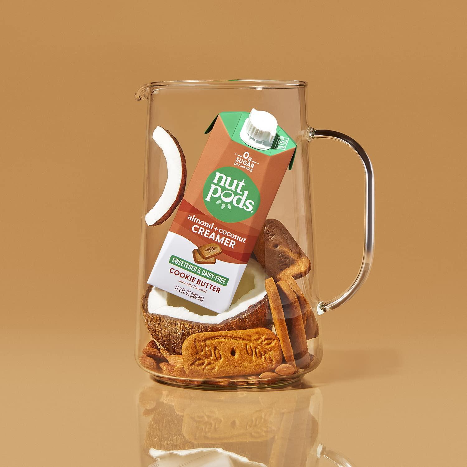 Crema de Café Sin Azúcar Nutpods - 12 Paquetes de 11.2 oz