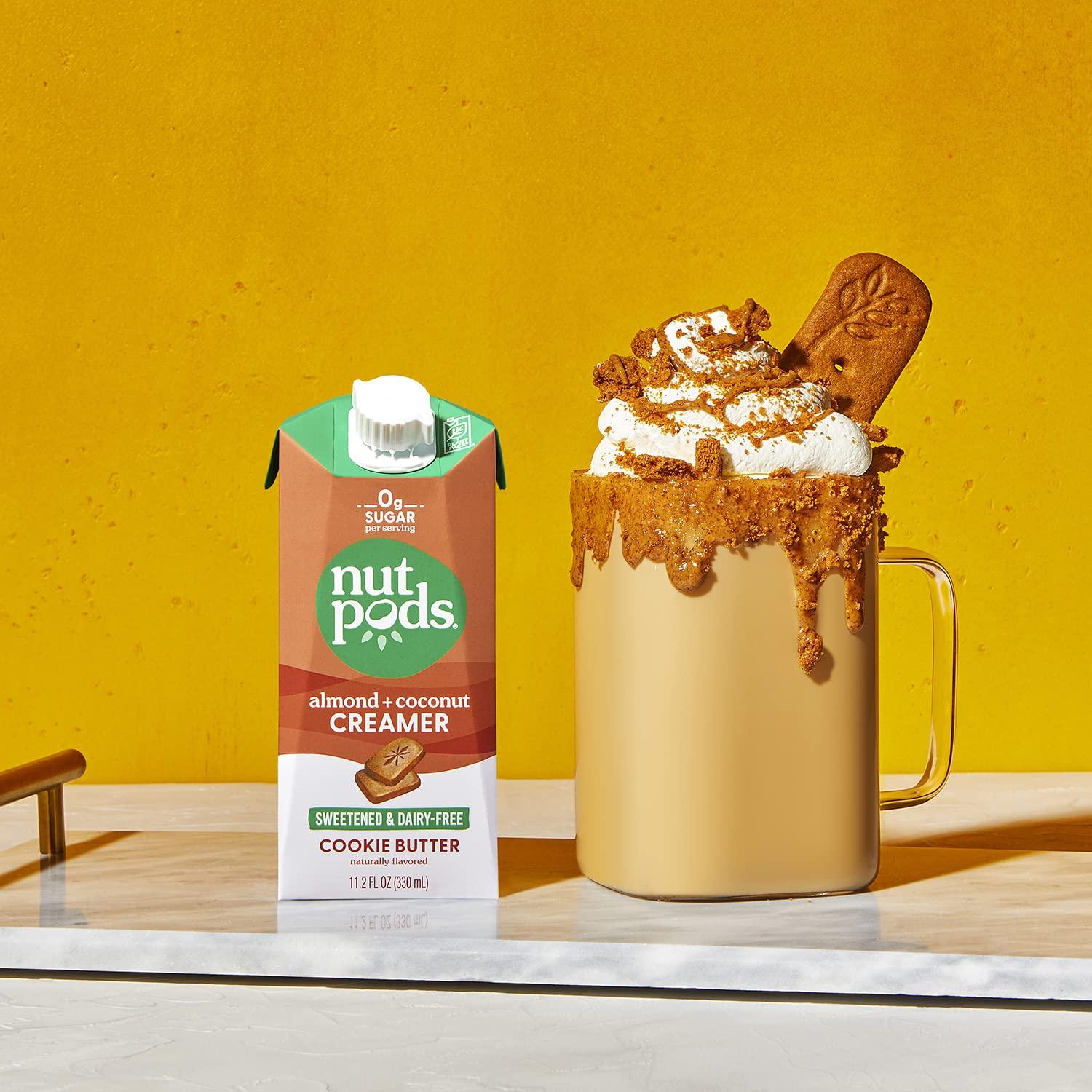 Crema de Café Sin Azúcar Nutpods - 12 Paquetes de 11.2 oz