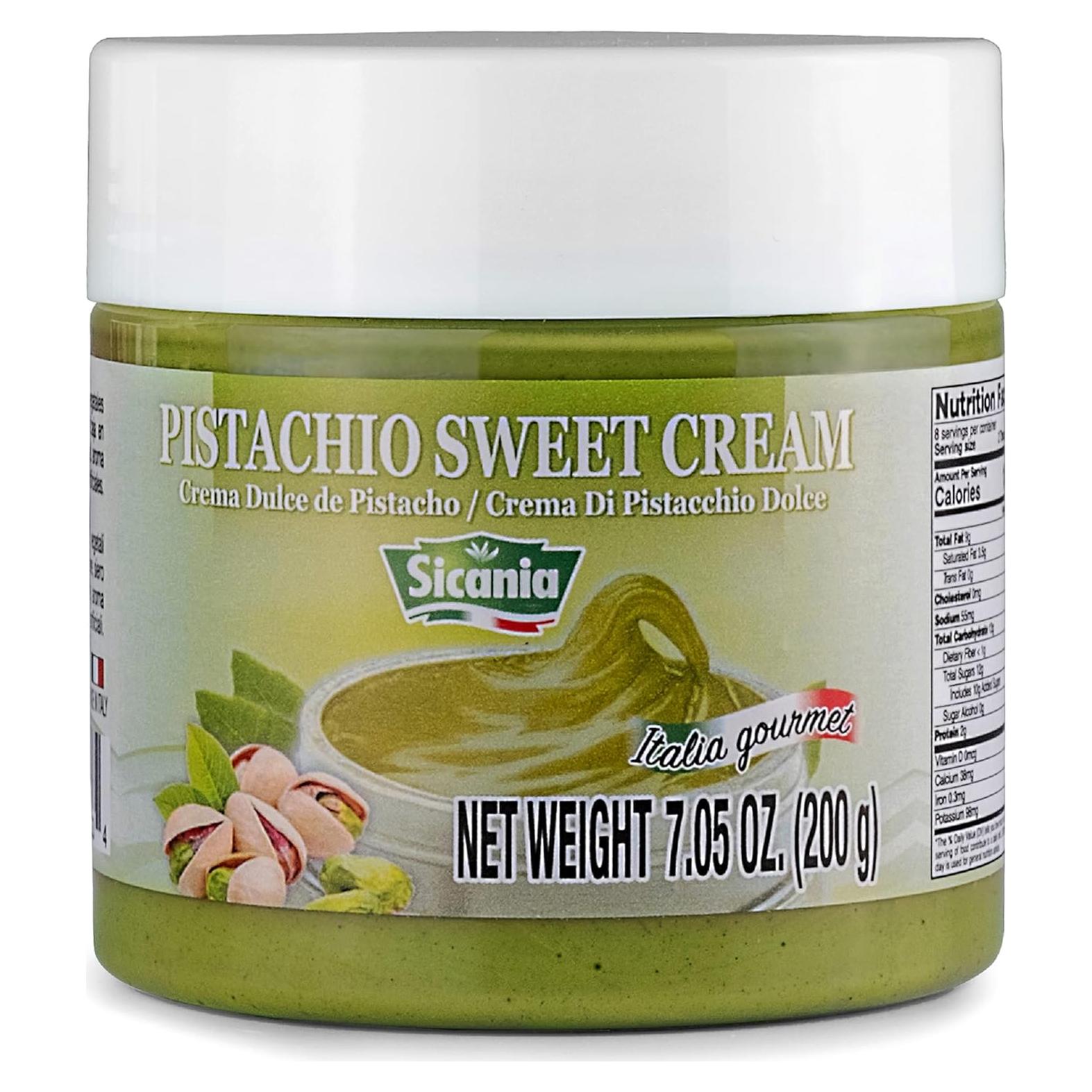 Crema de Pistacho Premium SICANIA 200g - Sin Gluten, Gourmet