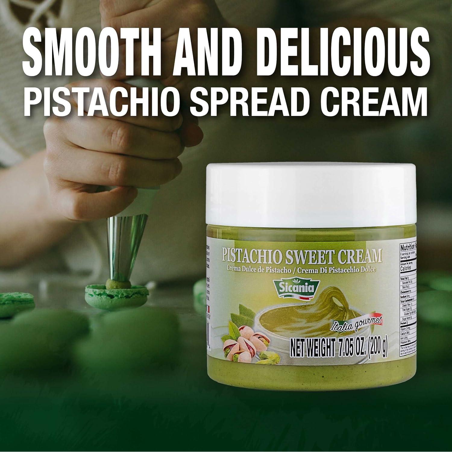 Crema de Pistacho Premium SICANIA 200g - Sin Gluten, Gourmet