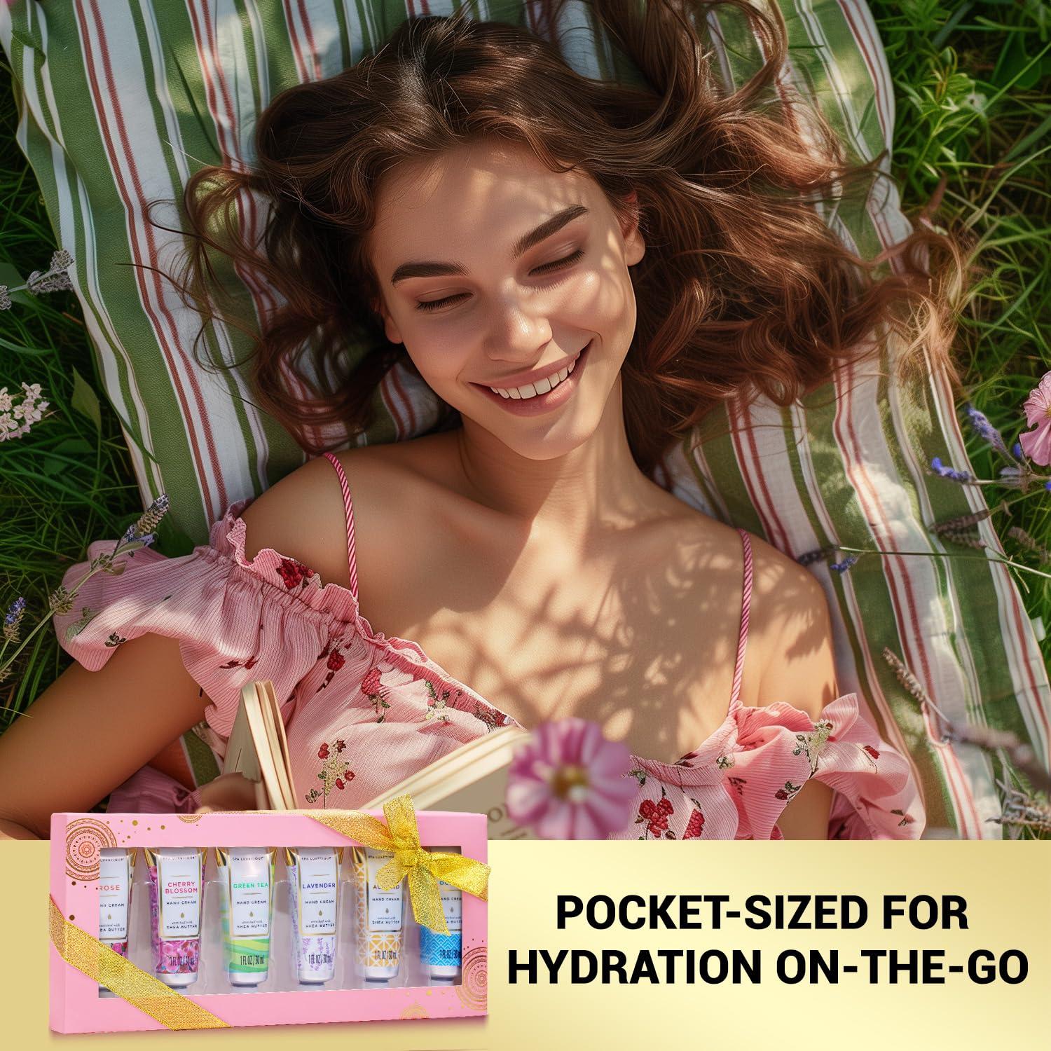 Set de Regalo Crema de Manos Spa Luxetique 6 Fragancias 28g