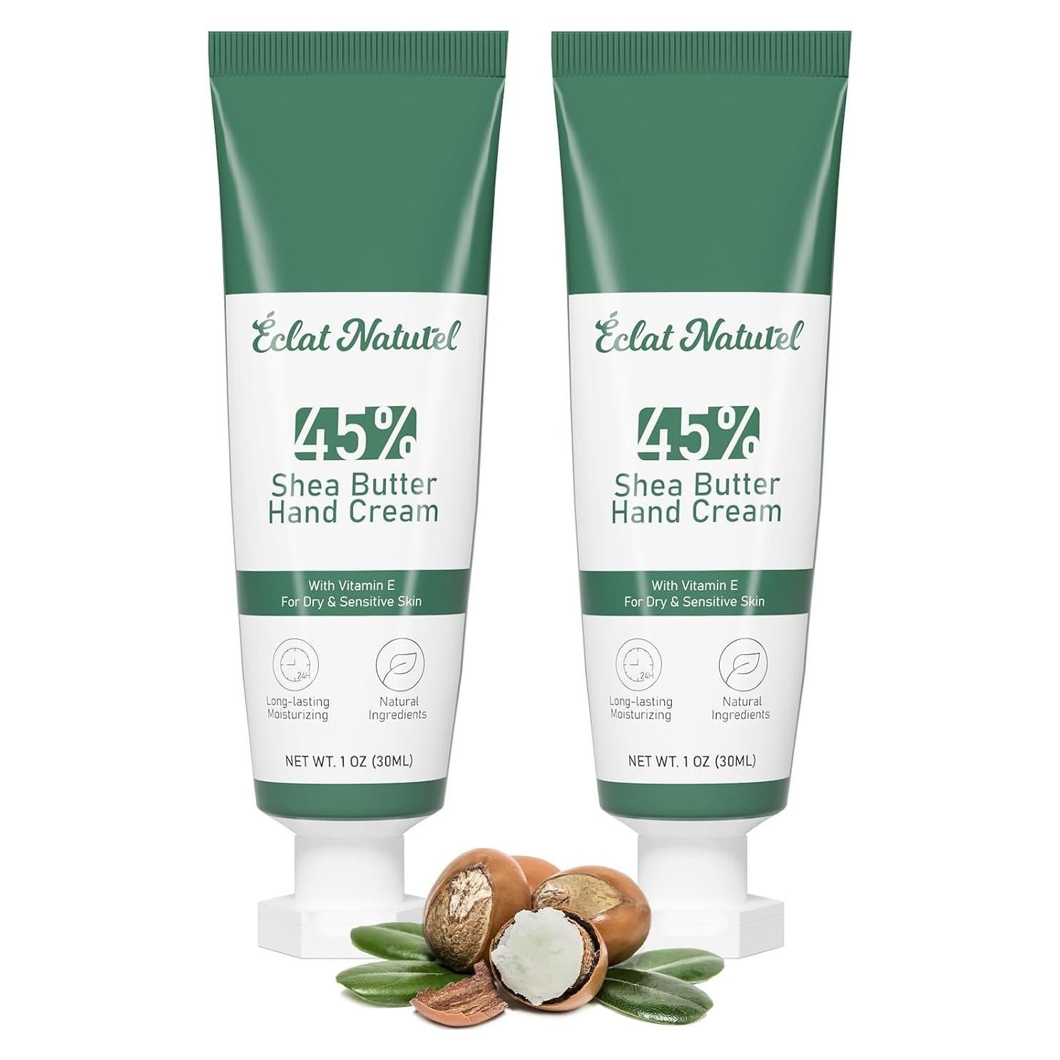 Crema de Manos Hidratante Clat Naturel 45% Manteca de Karité 29.57 ml