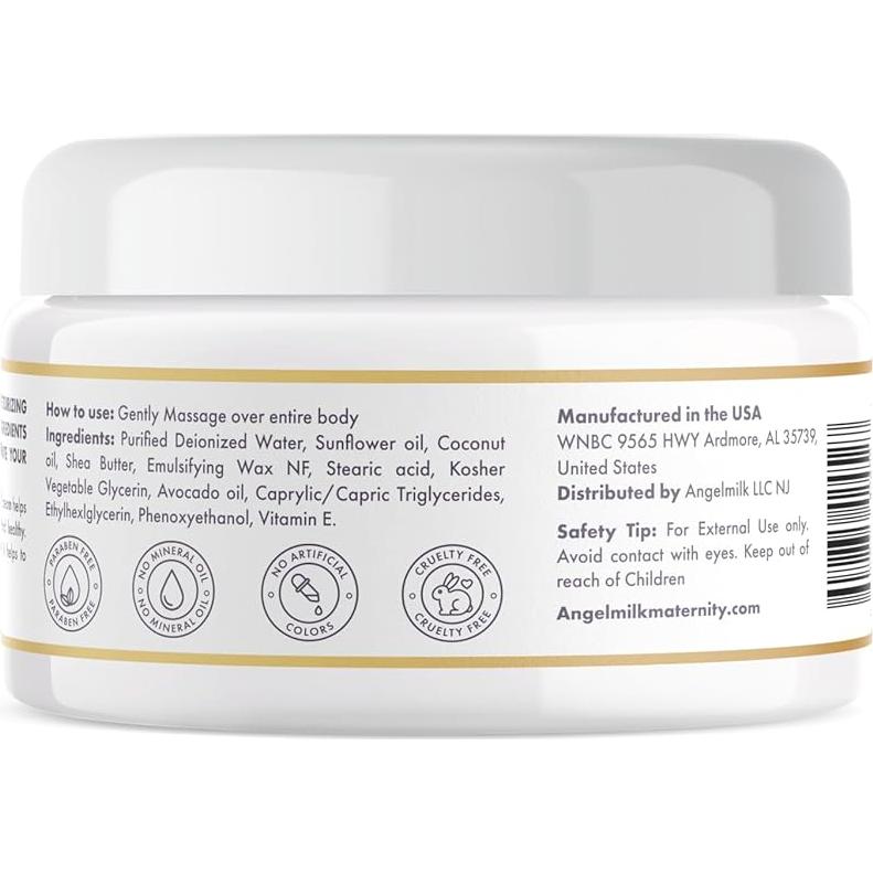 Crema Corporal Angel Milk 226g Hidratación Profunda Piel Seca