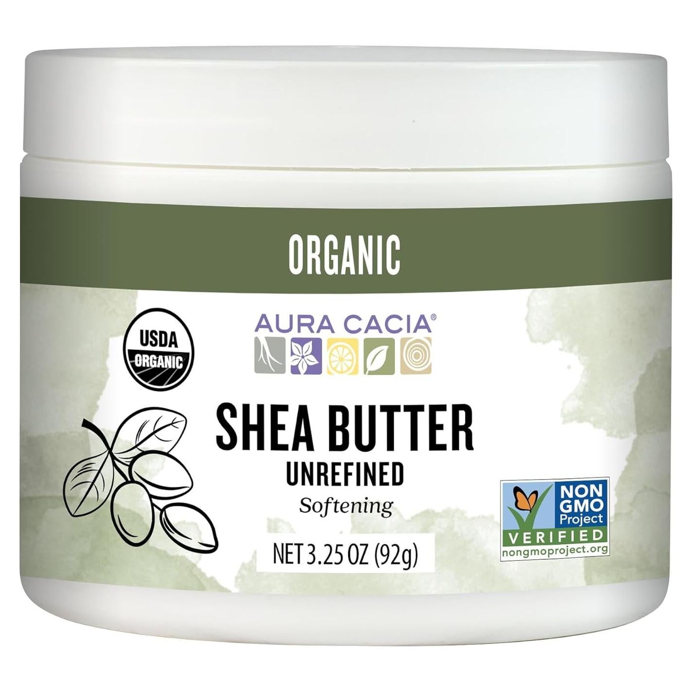 Manteca de Karité Orgánica Aura Cacia 92g - Cuidado Corporal