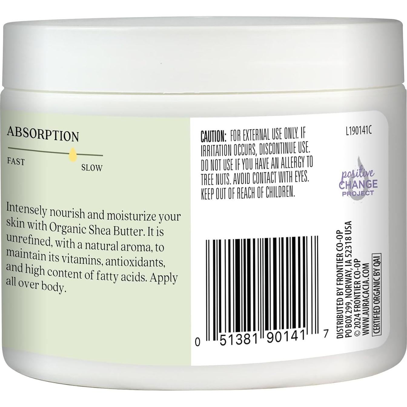 Manteca de Karité Orgánica Aura Cacia 92g - Cuidado Corporal