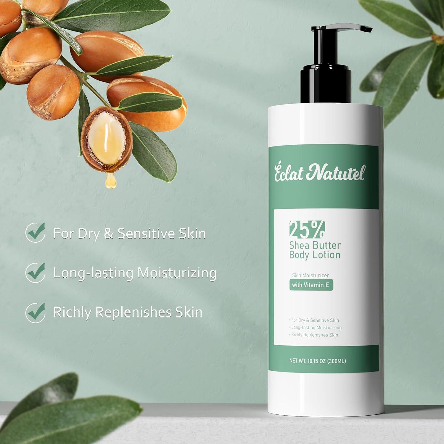 Loción Corporal Clat Naturel 300 ml con 25% Manteca de Karité