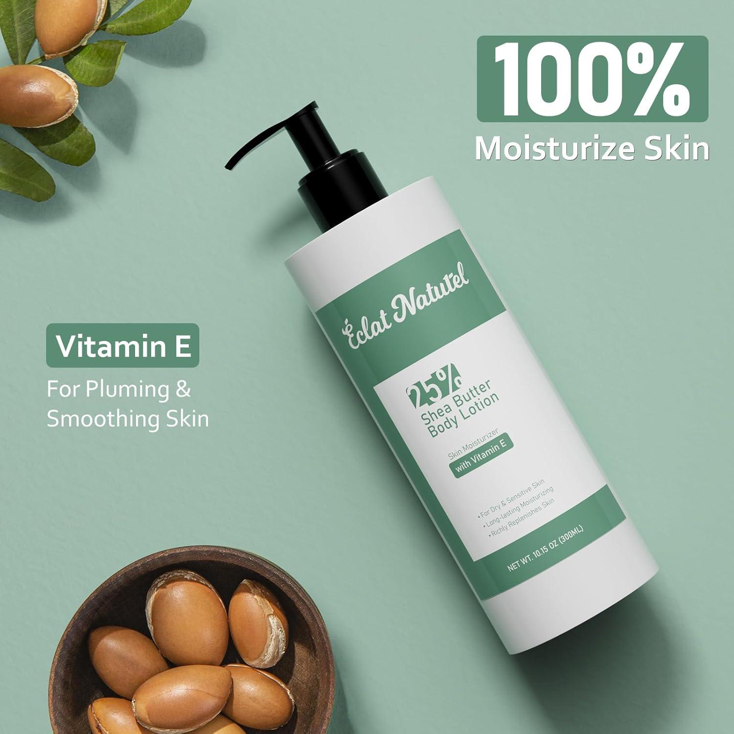 Loción Corporal Clat Naturel 300 ml con 25% Manteca de Karité