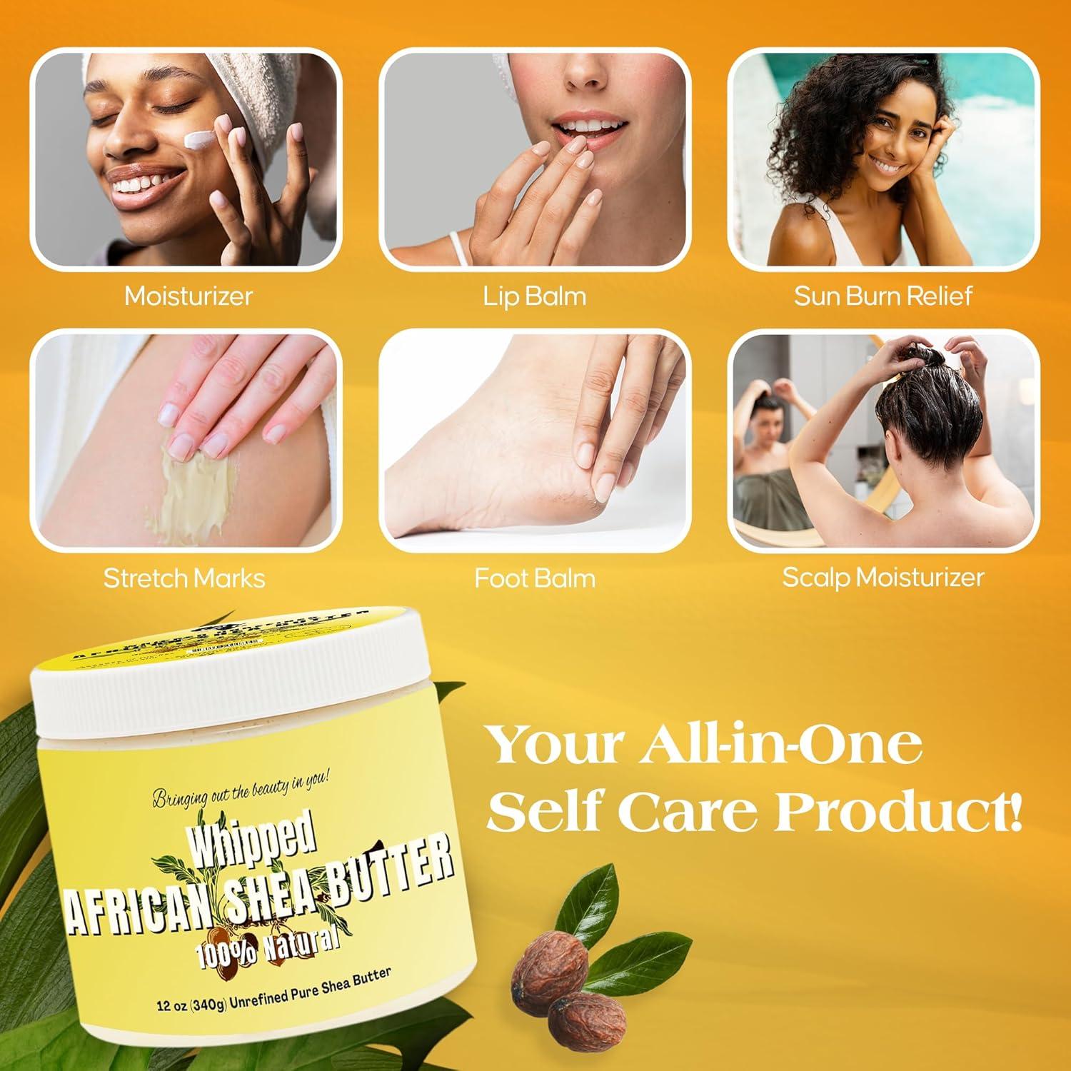 Manteca de Karité Pura RA Cosmetics 340g Sin Fragancia