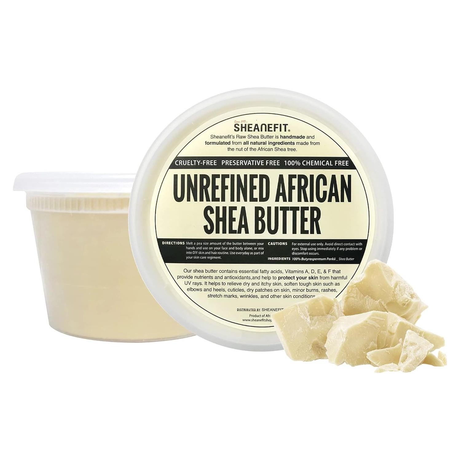 Manteca de Karité Cruda Natural Sheanefit 450g Hidratante