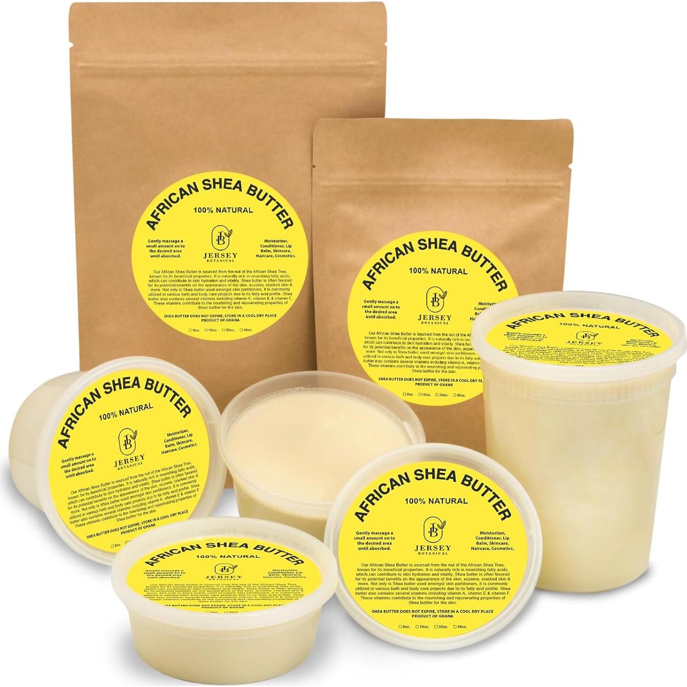 Manteca de Karité Africana Cruda Jersey Botanical 226.8 g