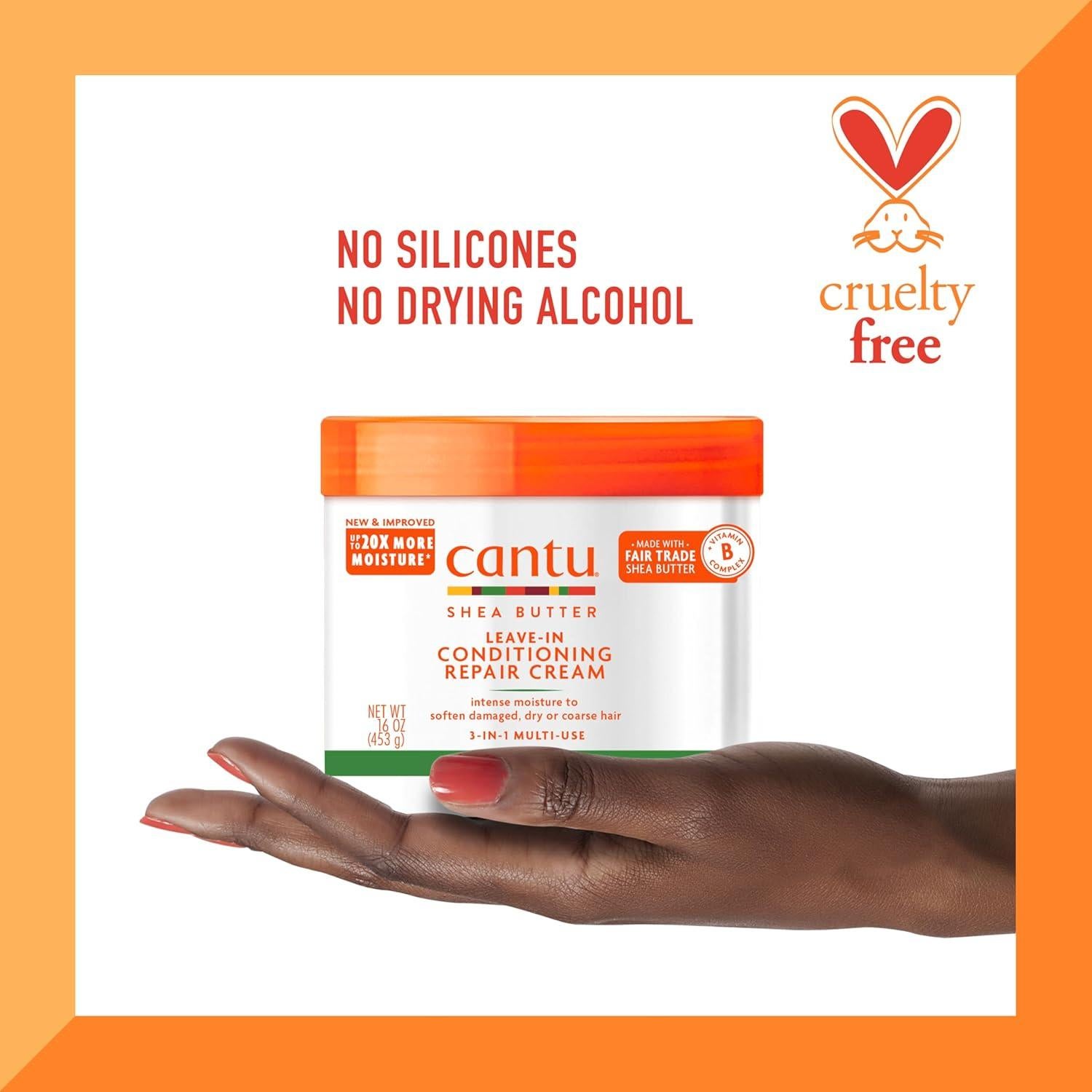 Crema Reparadora Sin Enjuague Cantu 907.2 g Manteca de Karité