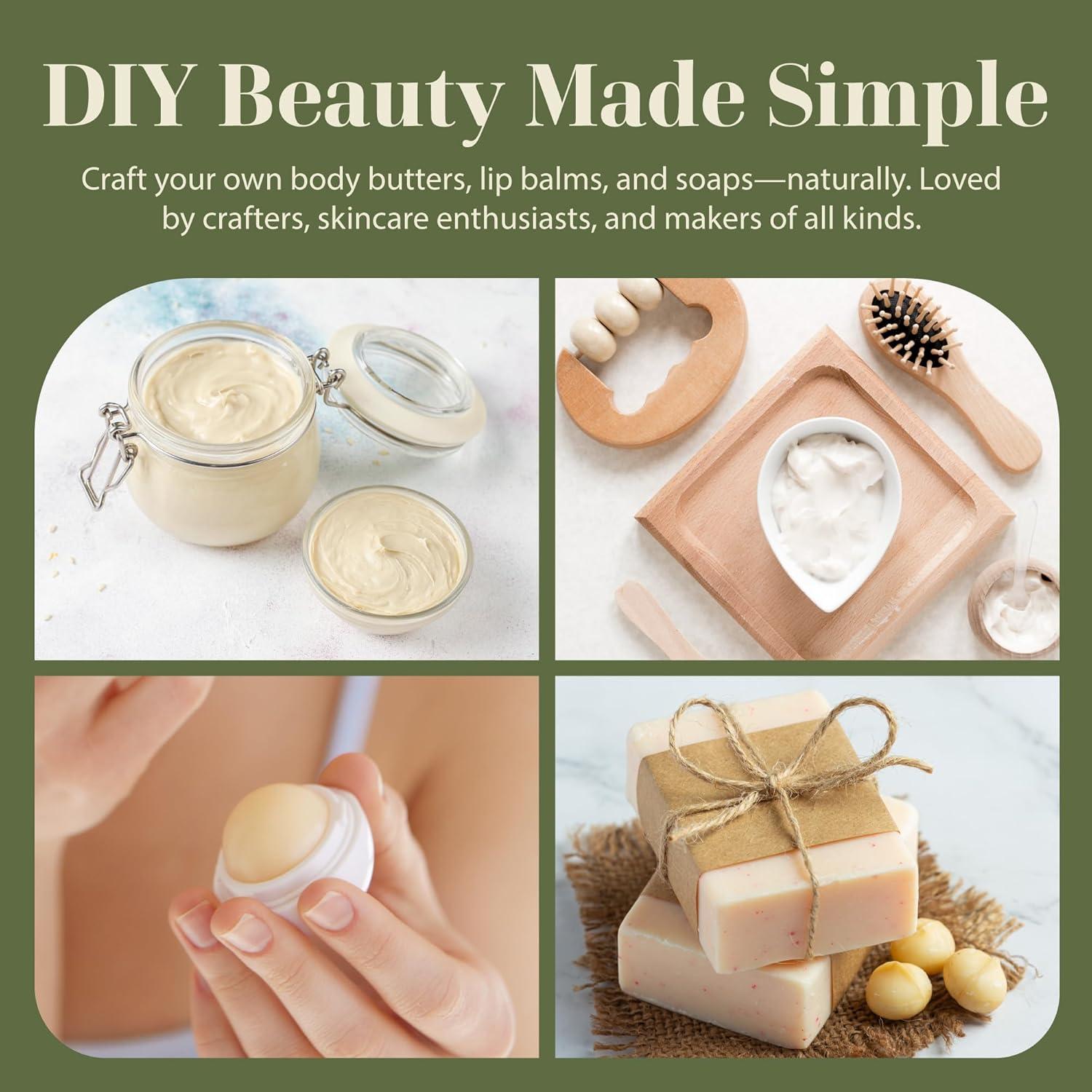 Manteca de Karité Orgánica Cruda 227g - Hidratante Piel y Cabello