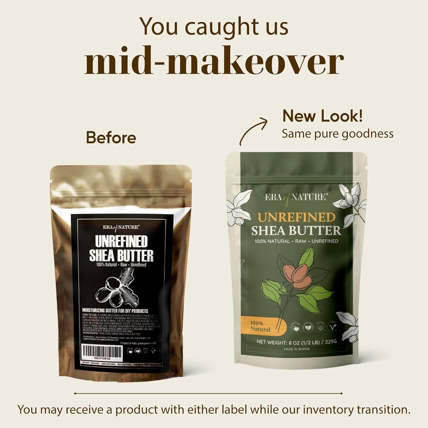 Manteca de Karité Orgánica Cruda 227g - Hidratante Piel y Cabello