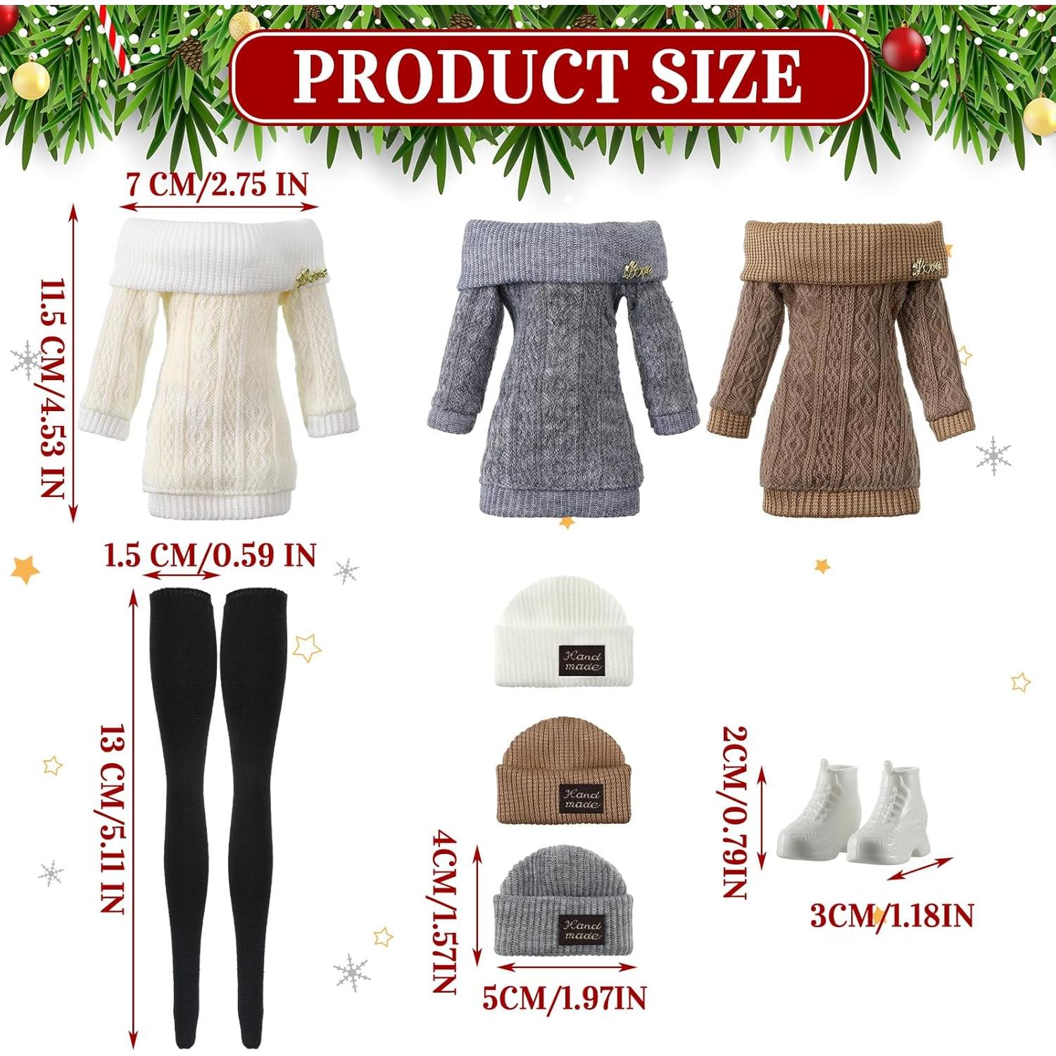 Conjunto de Ropa para Muñeca Geyoga 12 Piezas 30.48 cm