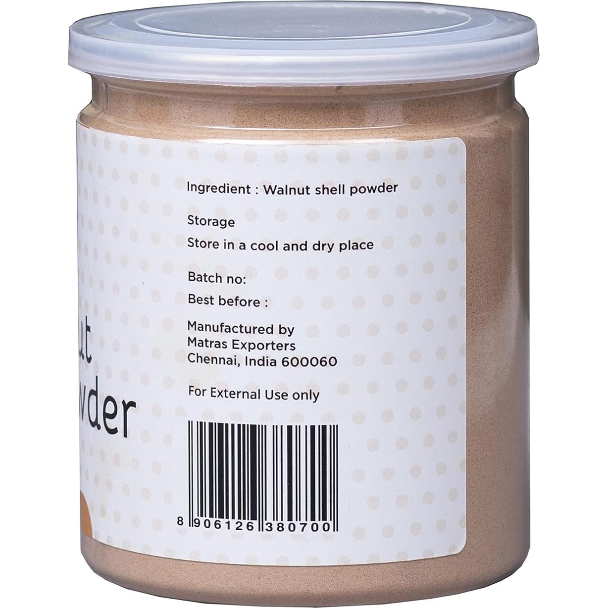 Polvo de cáscara de nuez Yogi's Gift 226g - Exfoliante natural