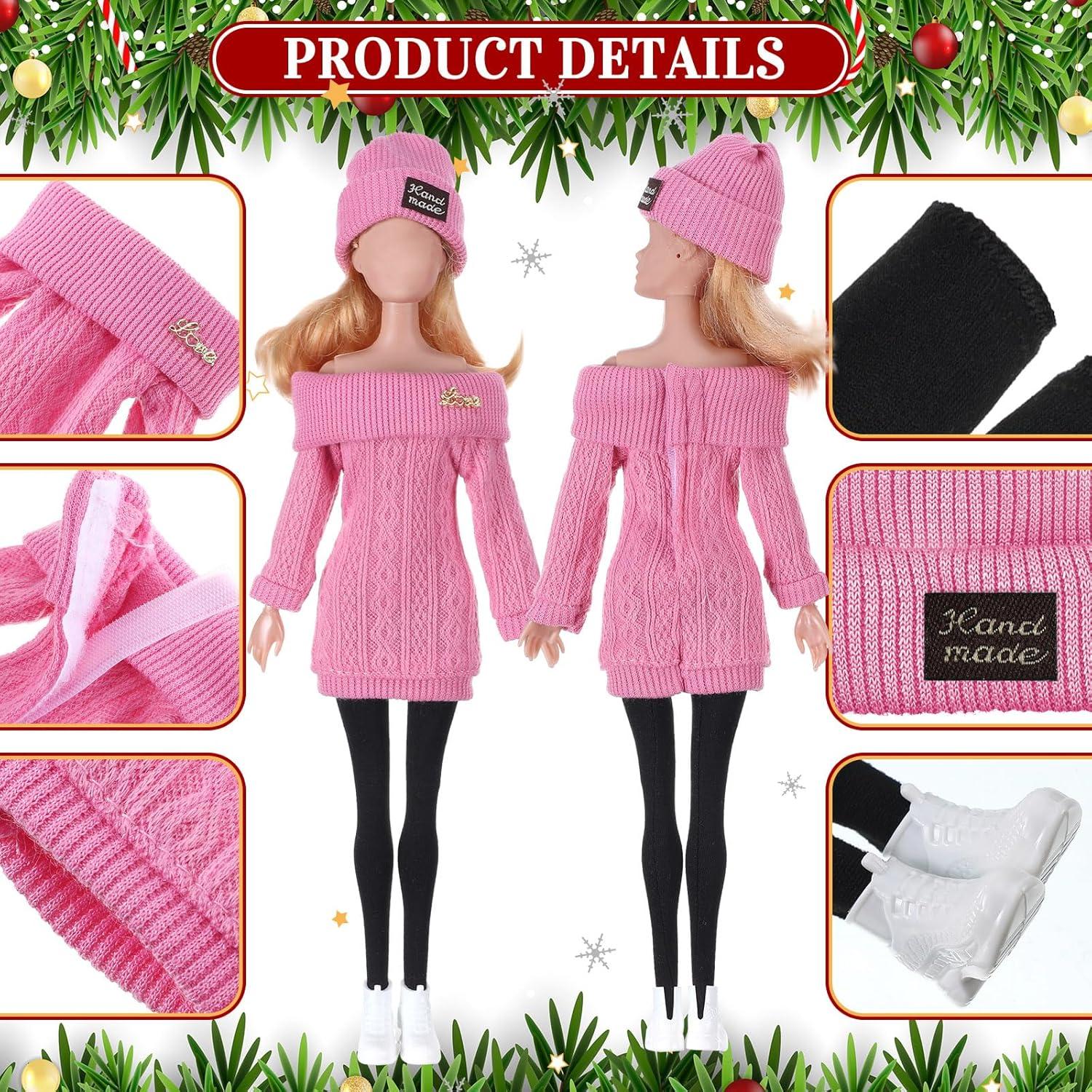 Geyoga Ropa de Muñeca 12 Pcs 30,48 cm Accesorios