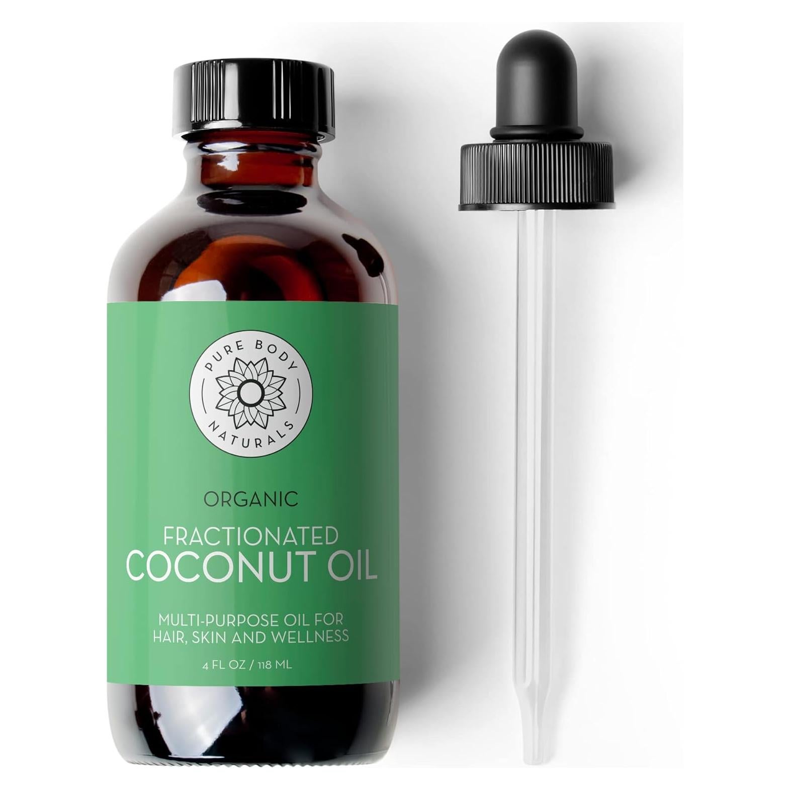 Aceite de Coco Fraccionado Orgánico Pure Body Naturals 118 ml