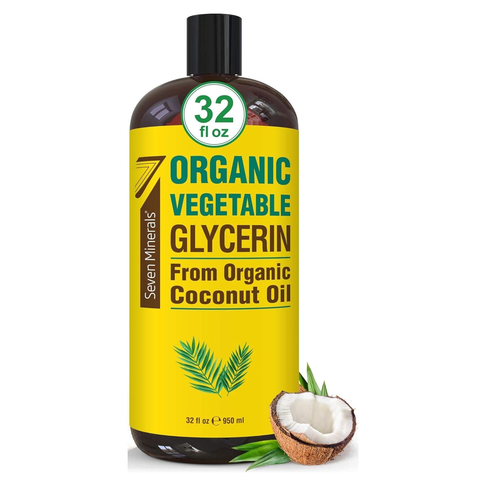 Glicerina Vegetal Orgánica Siete Minerales 946 ml - Sin Palma