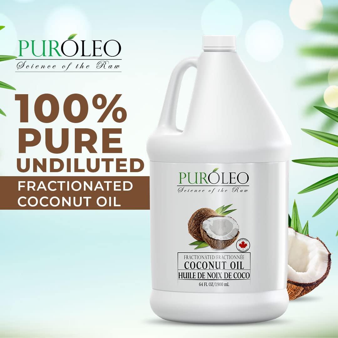Aceite de Coco Fraccionado PUROLEO 1900 ML 100% Natural