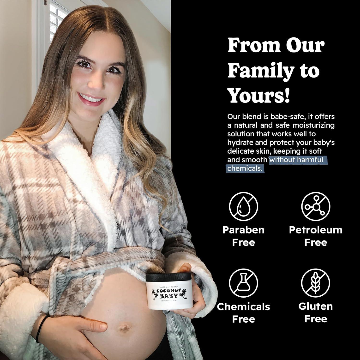 Aceite de Coco Orgánico Esenciales de Coco 236.6 ml Bebés