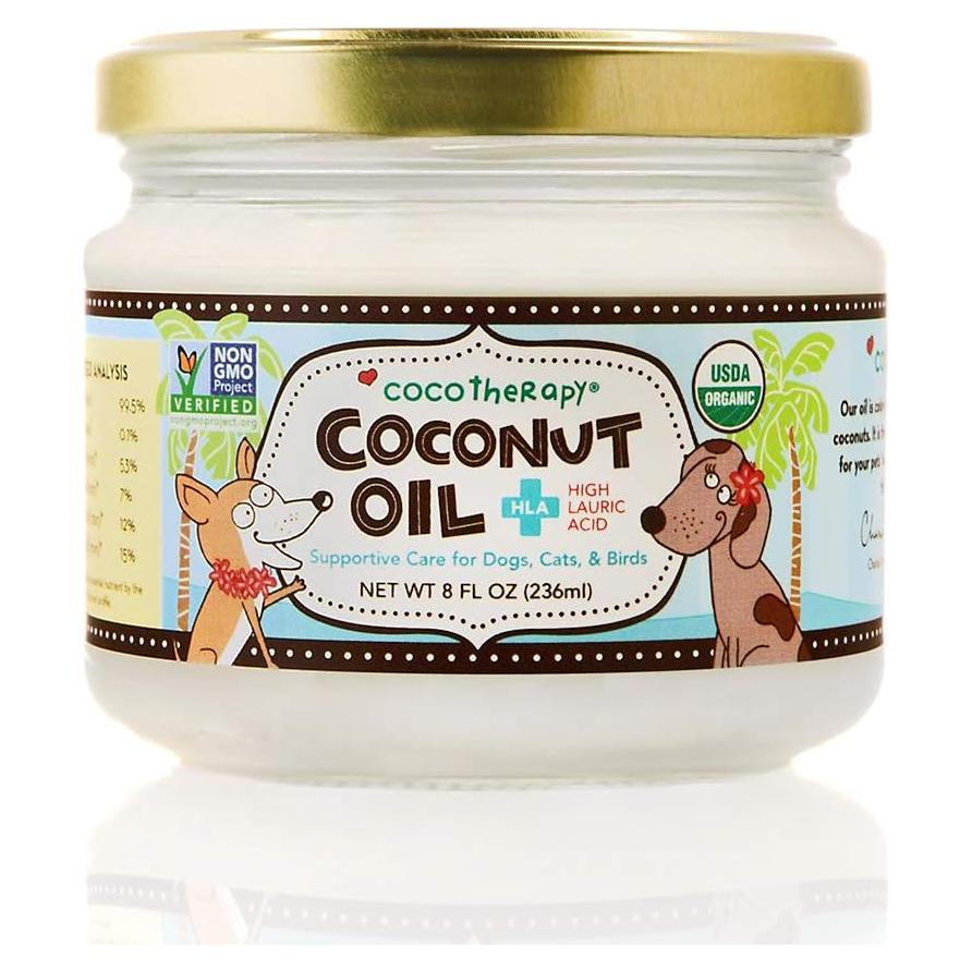 Aceite de Coco Virgen Orgánico CocoTherapy 227g para Perros
