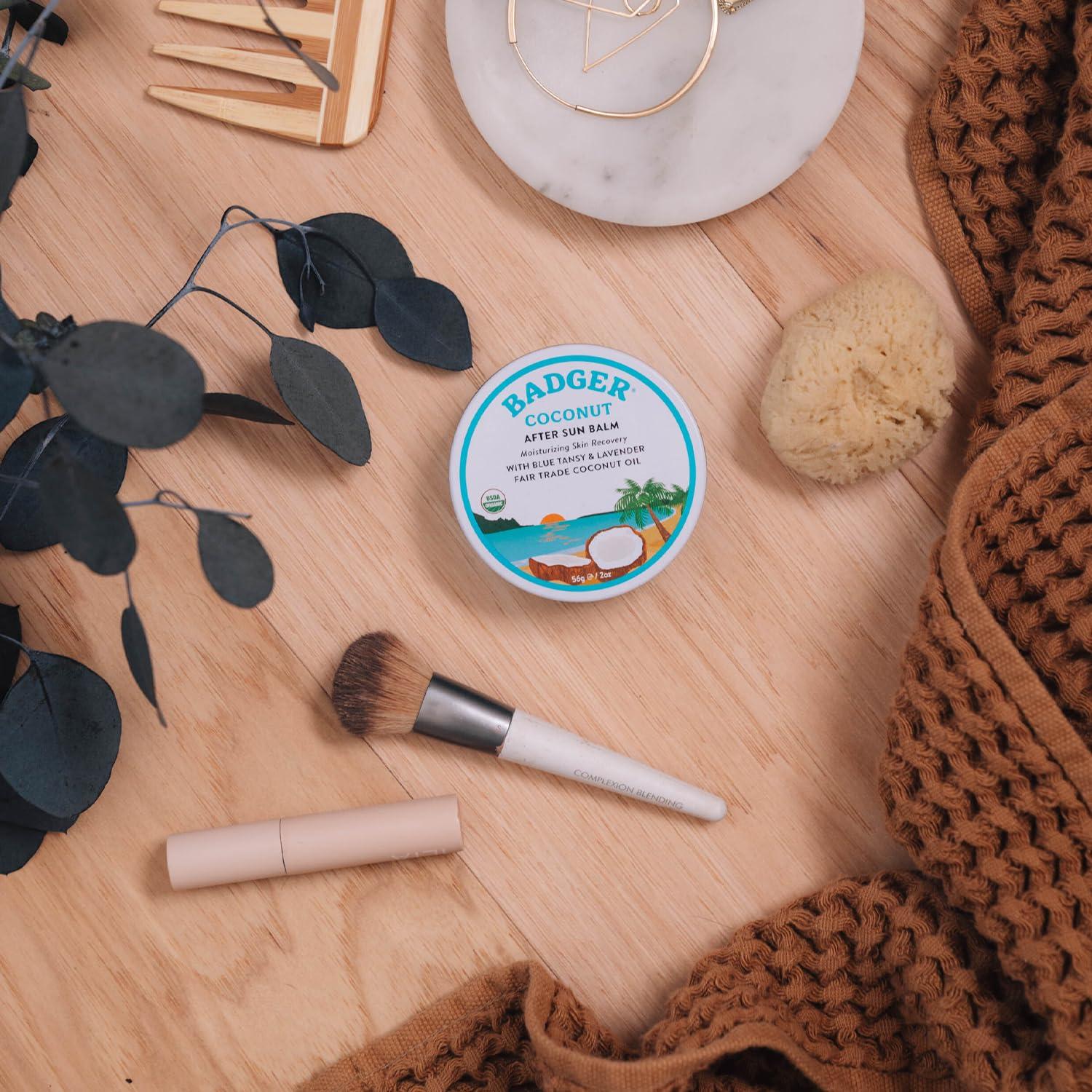 Bálsamo Badger AfterSun Coco 56.7g x2 - Alivio Quemaduras Solares