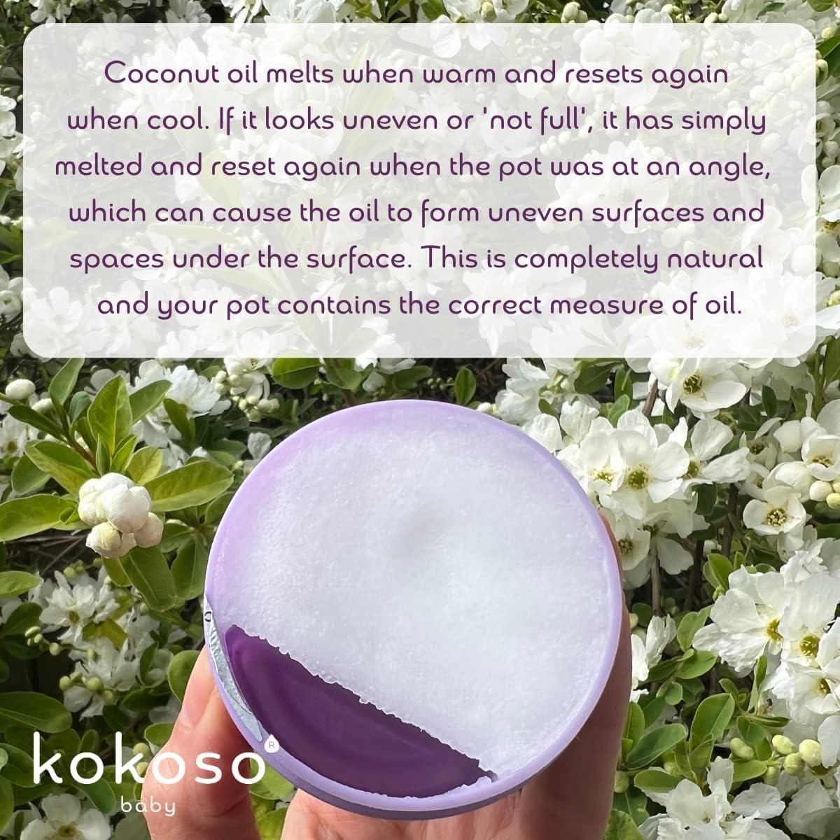 Aceite de Coco Orgánico Kokoso para Bebés 168g - Hidratante Natural