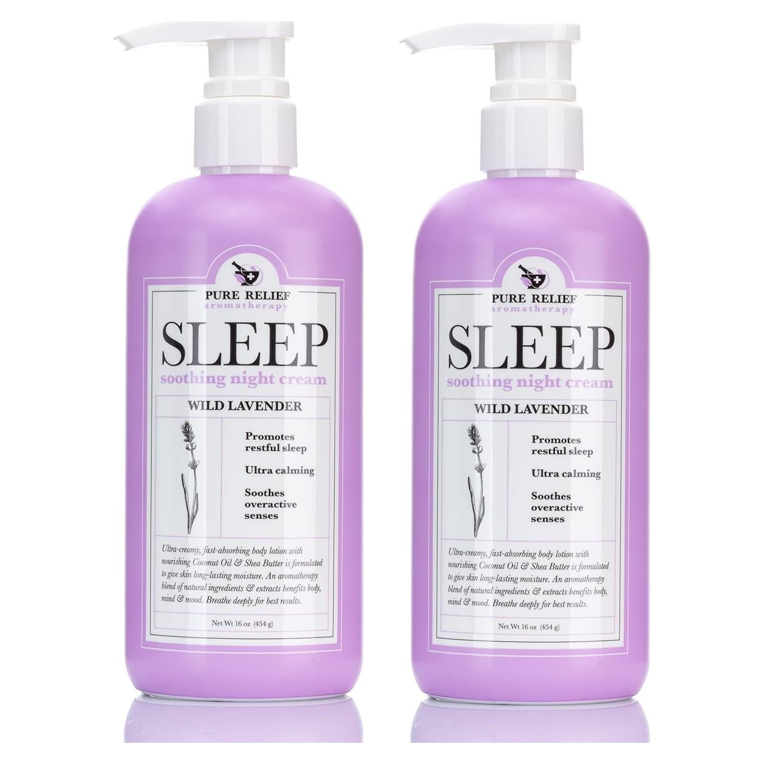 Loción Corporal de Sueño Pure Relief 453.6 g - Lavanda y Coco