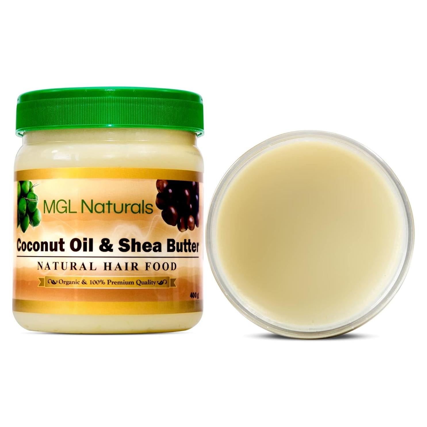 Aceite de Coco Virgen y Manteca de Karité MGL Naturals 425g