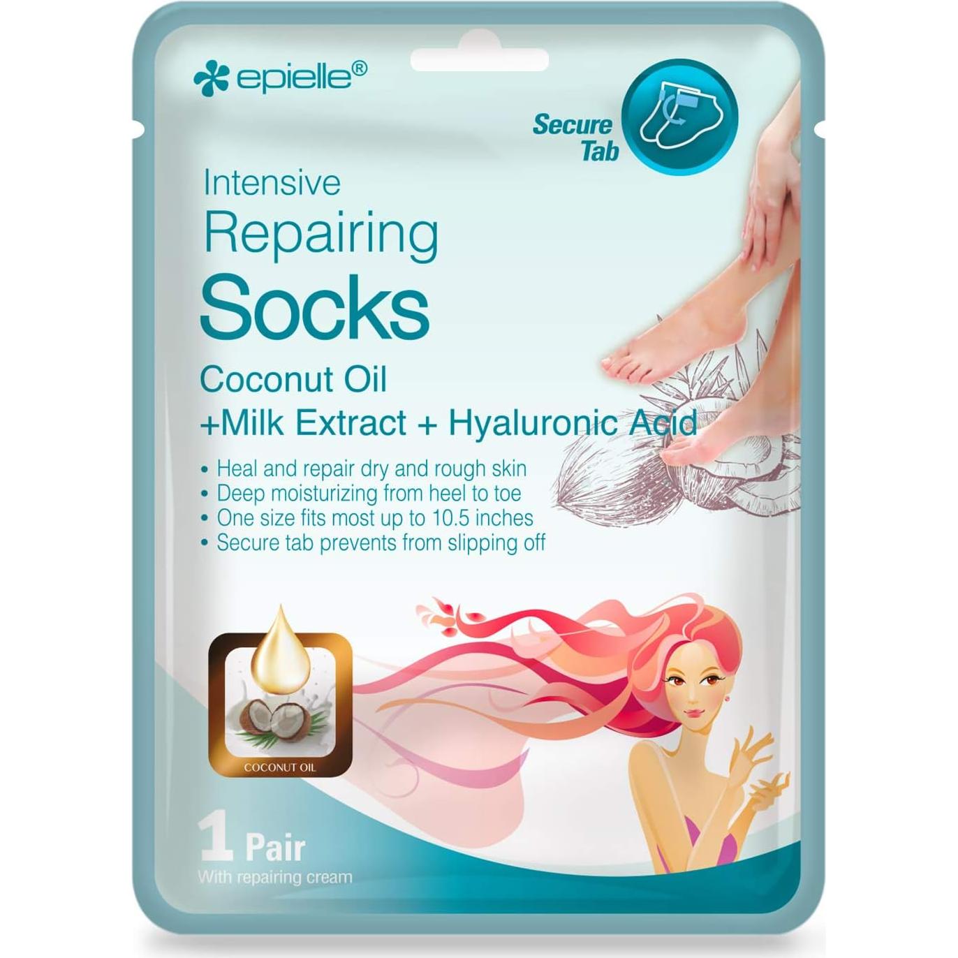 Mascarillas Intensivas Epielle para Manos y Pies - 12 Piezas