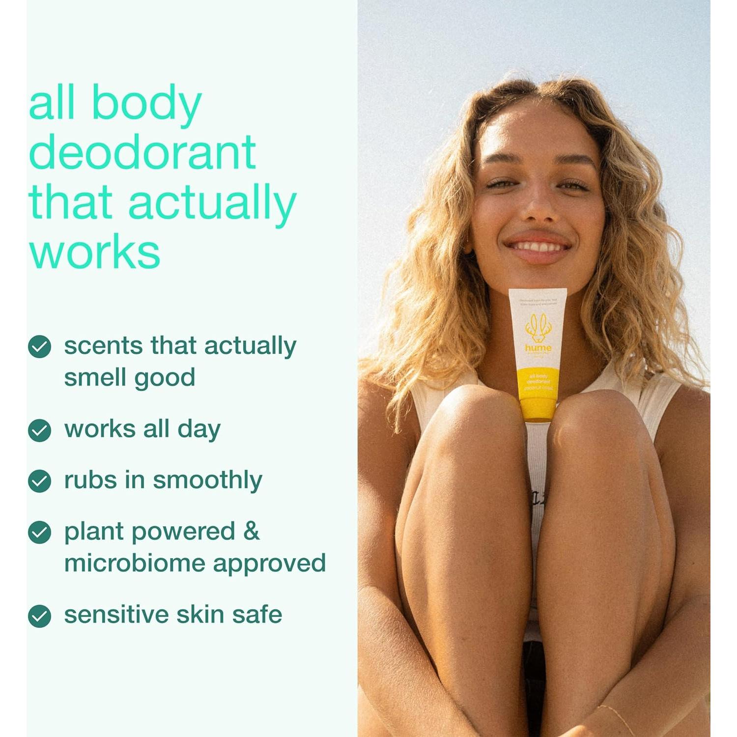 Desodorante Hume Supernatural Todo el Cuerpo - 3-Pack Coco