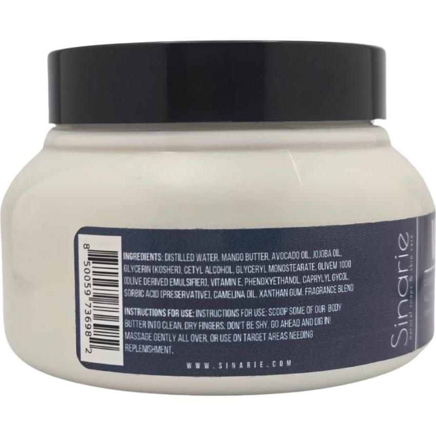 Manteca Corporal Sin Coco Sinarie 248 g - Hidratante No Grasoso