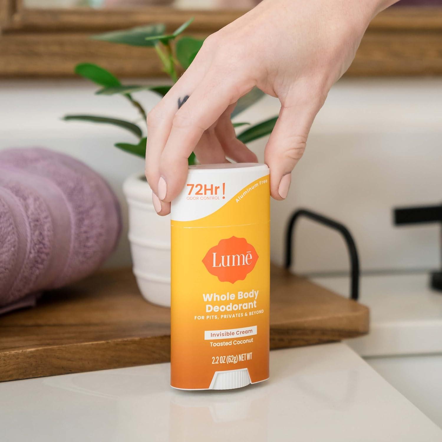 Desodorante Corporal Lume Coco Tostado - Barra 62.37g x 2