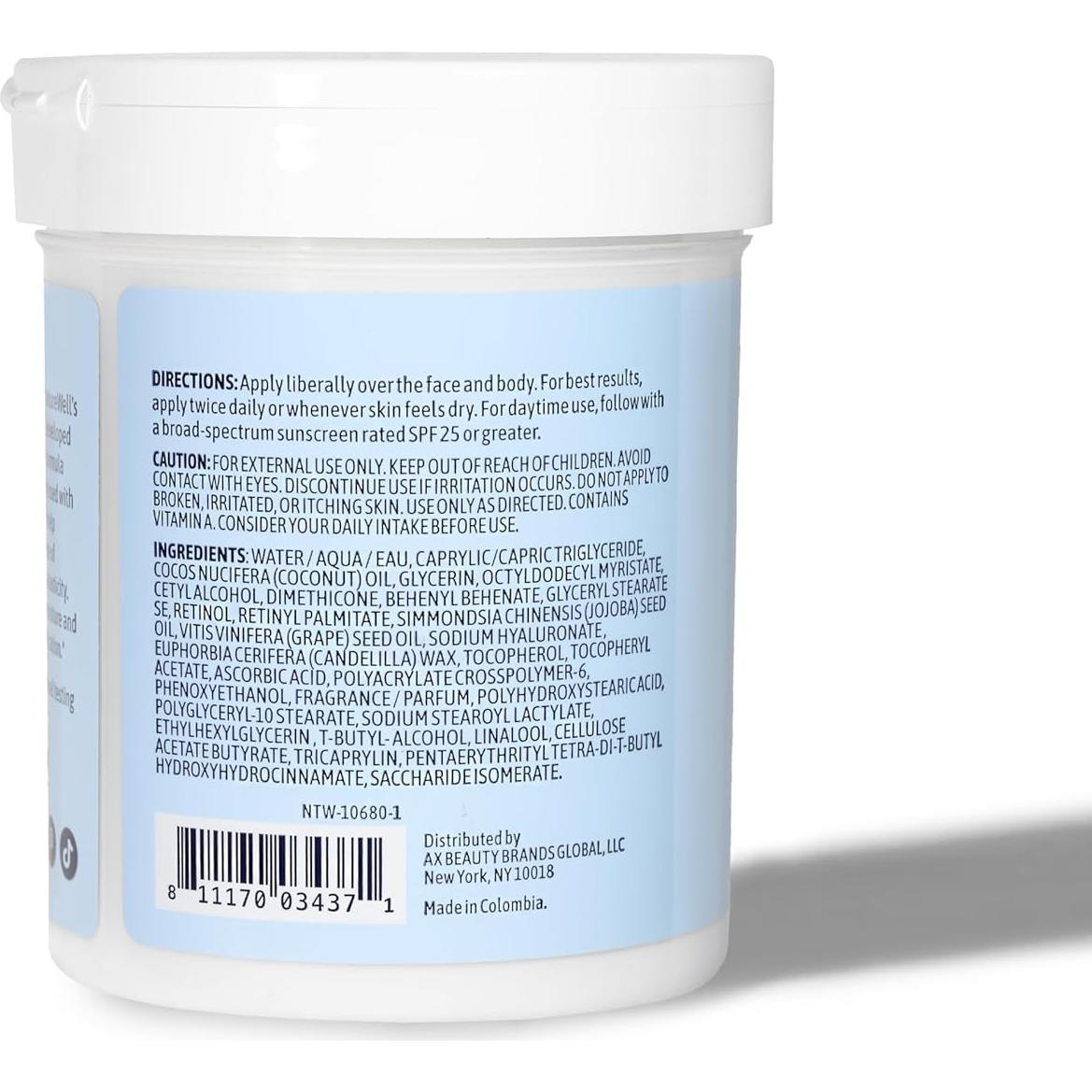 Crema Hidratante Intensa NATURE WELL con Retinol 453.6 g