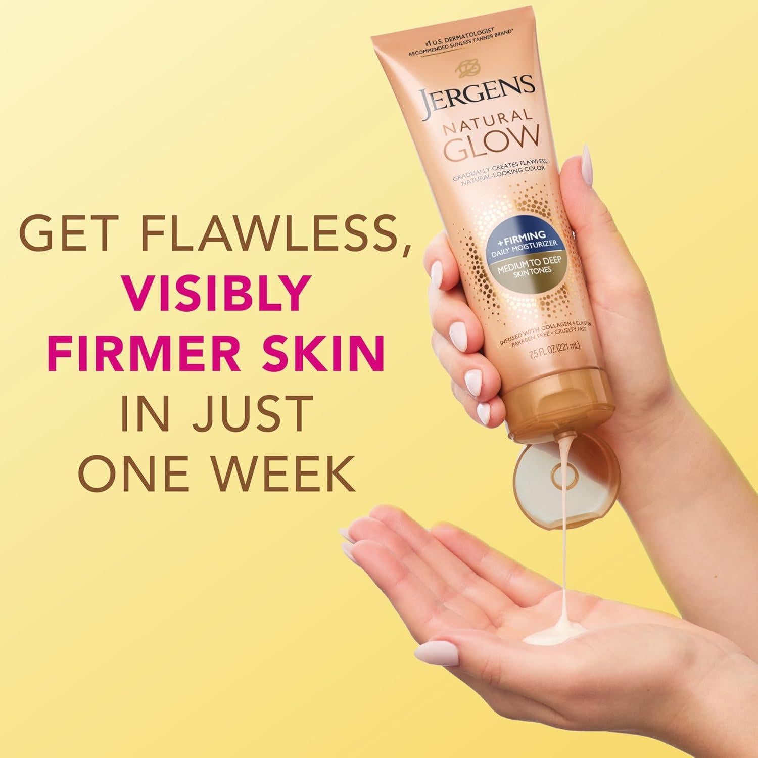 Loción Corporal Autobronceadora Jergens Natural Glow 2x211g