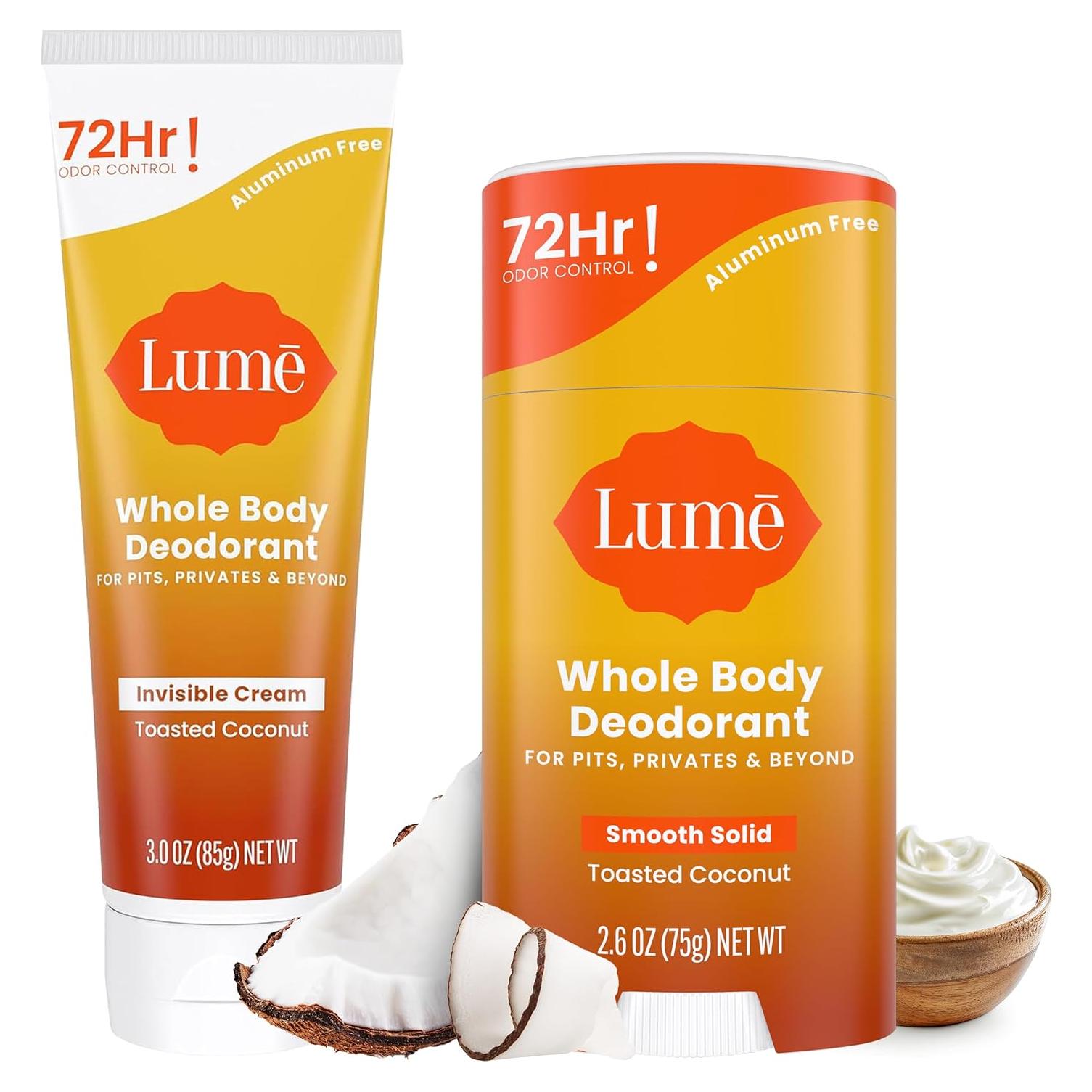 Desodorante Corporal Lume Coco Tostado - Control 72 Horas - 85g