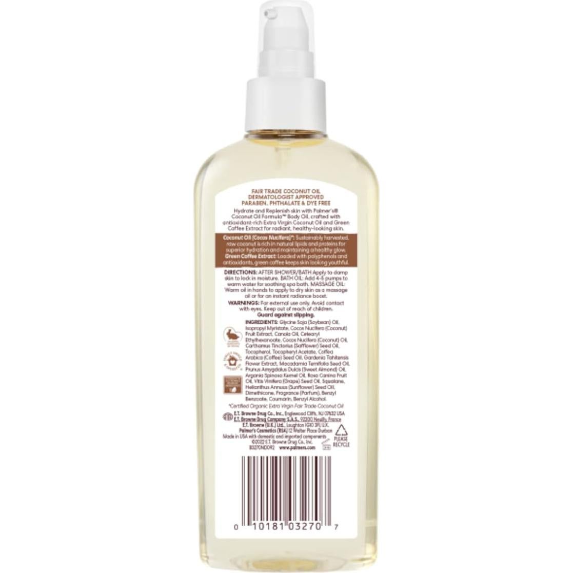 Aceite Corporal Palmer's de Coco 150ml - 2 Piezas
