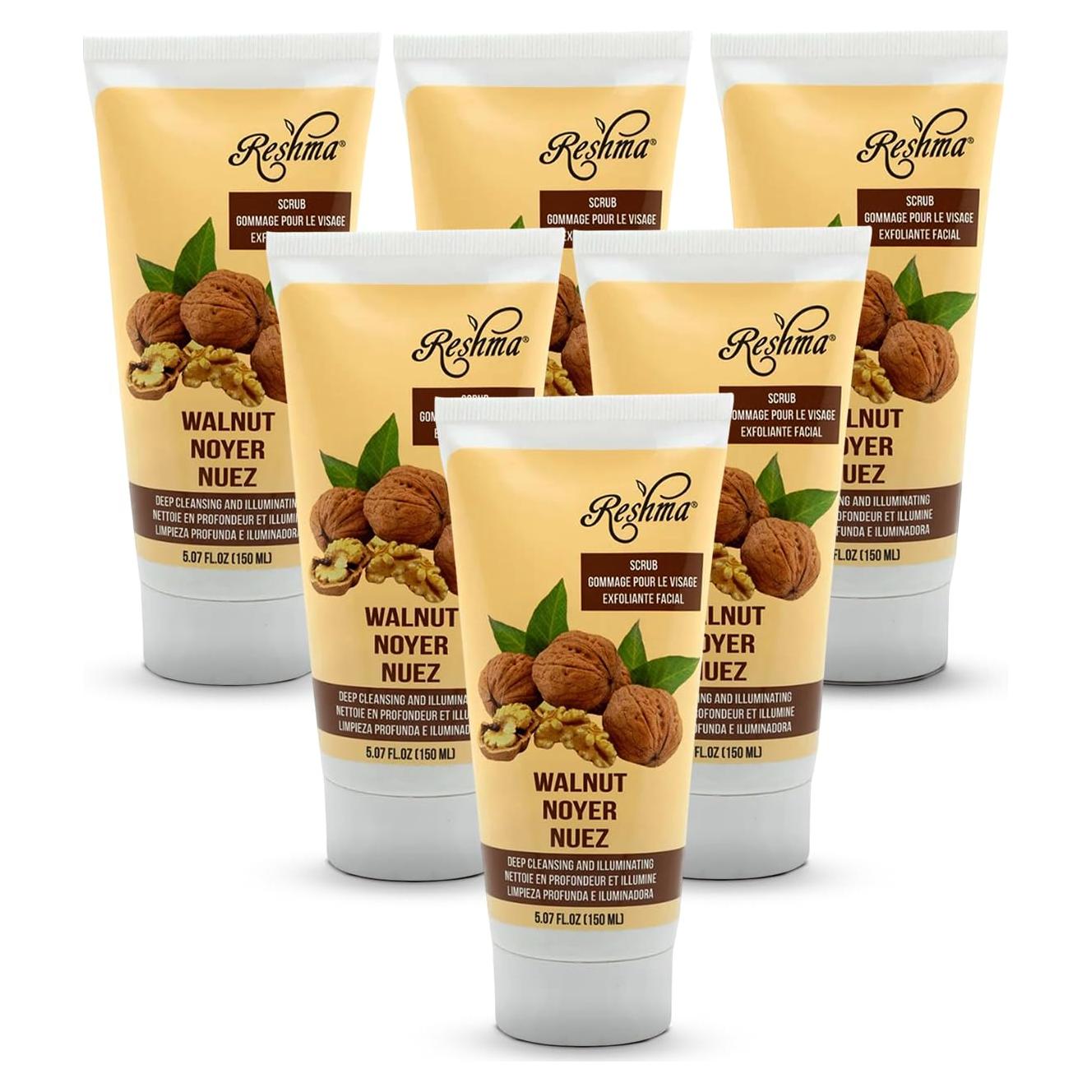 Exfoliante de Nuez Reshma Beauty 900ml | Limpieza Suave y Brillo