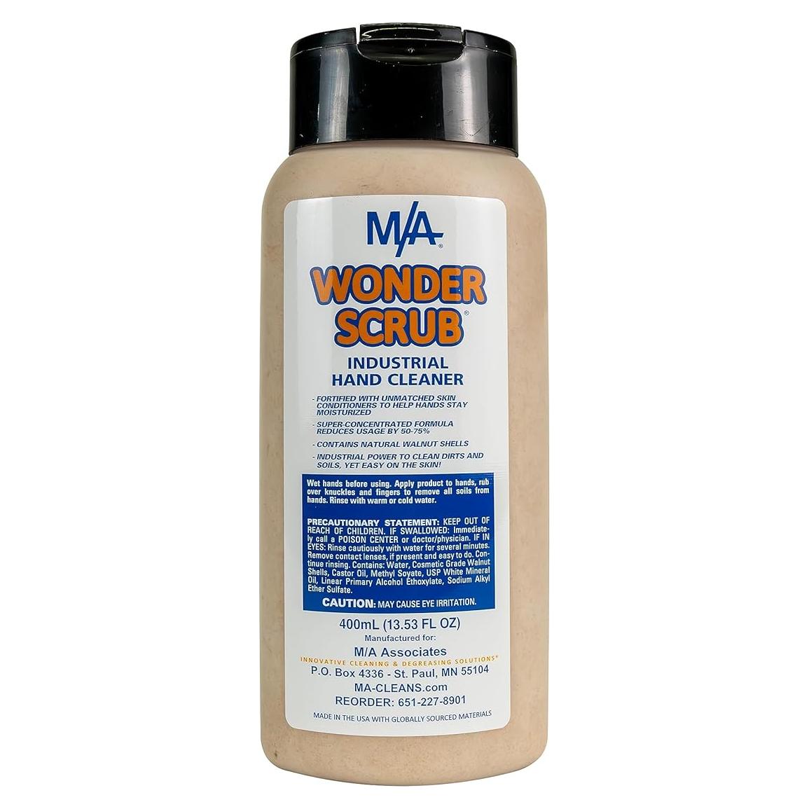 Limpiador de Manos M/A Wonder Scrub 400ml - Jabón Natural Ecológico