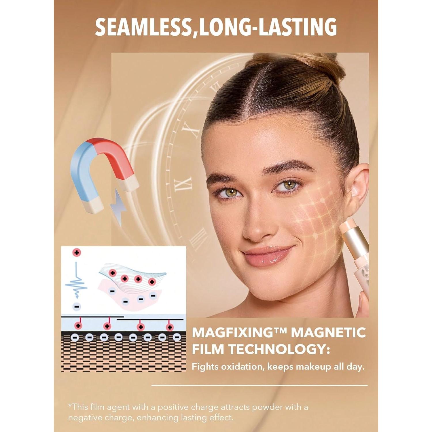 Base de Maquillaje en Barra SHEGLAM Skin Magnet 86g - Nogal