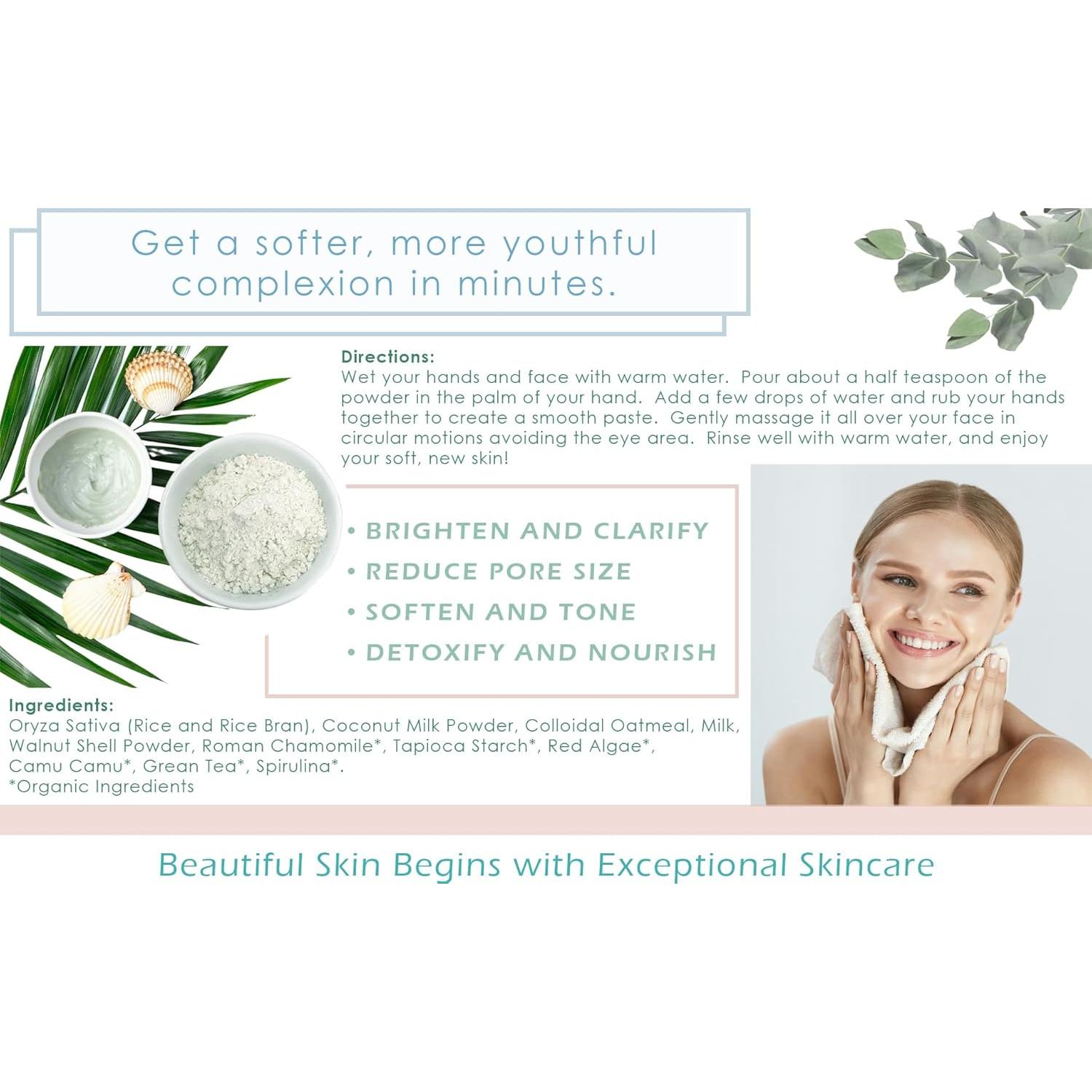 Exfoliante Natural de Arroz y Nueces Fleur De Lis 59.53 g